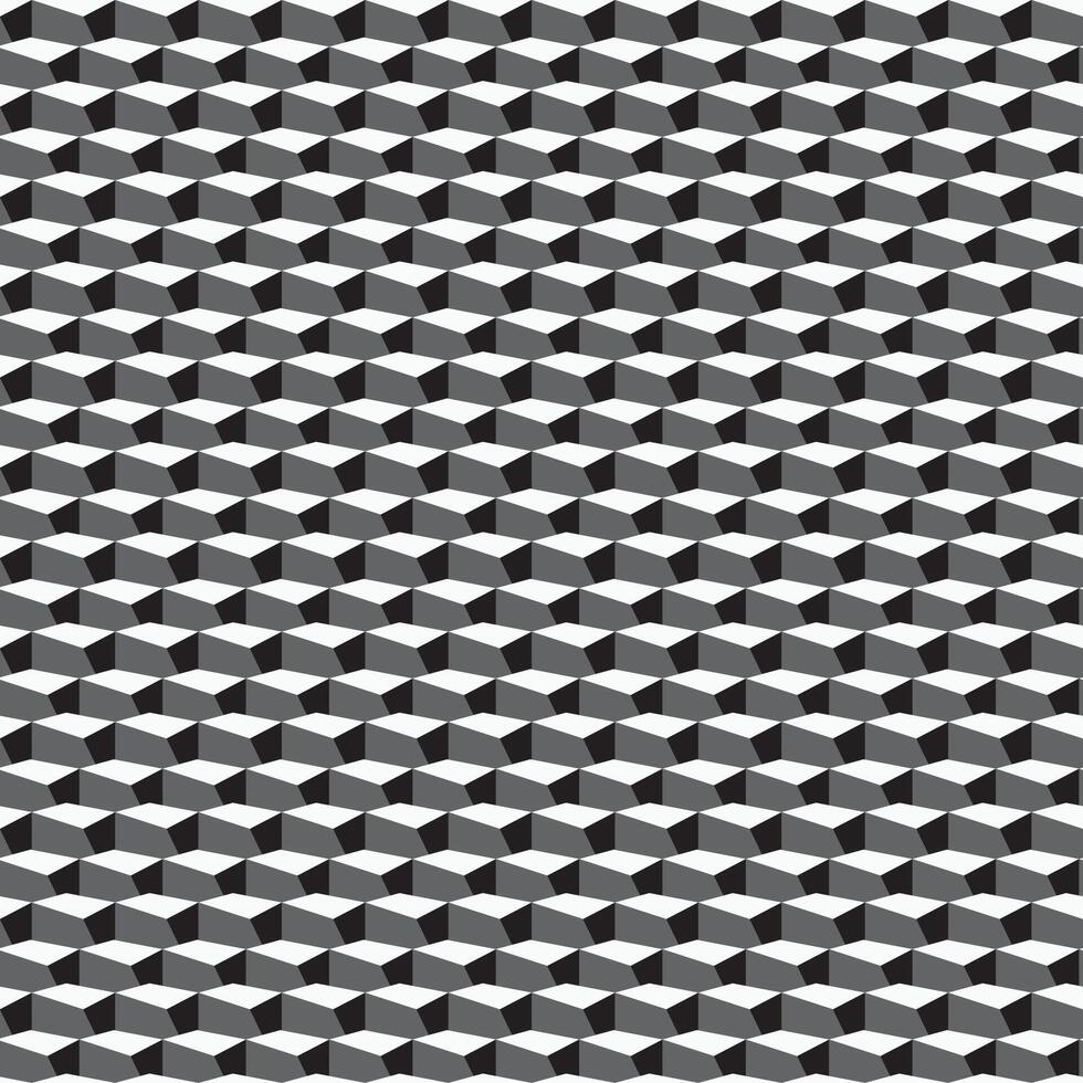 seamless geometric pattern. Black and white texture. Repeatable monochrome background vector