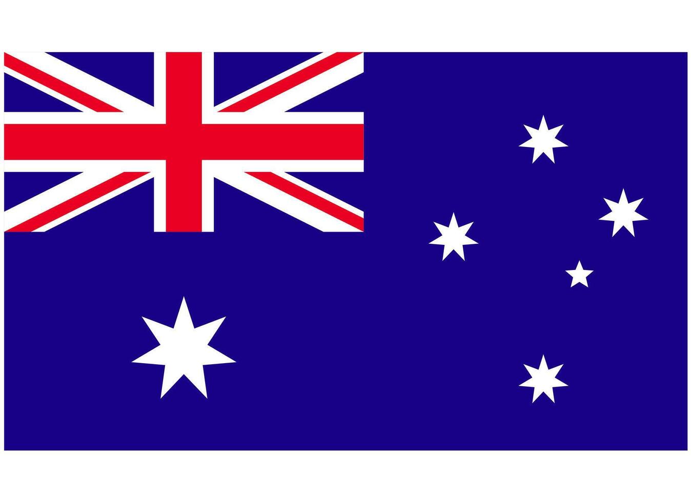 AUSTRALIA National Flag vector