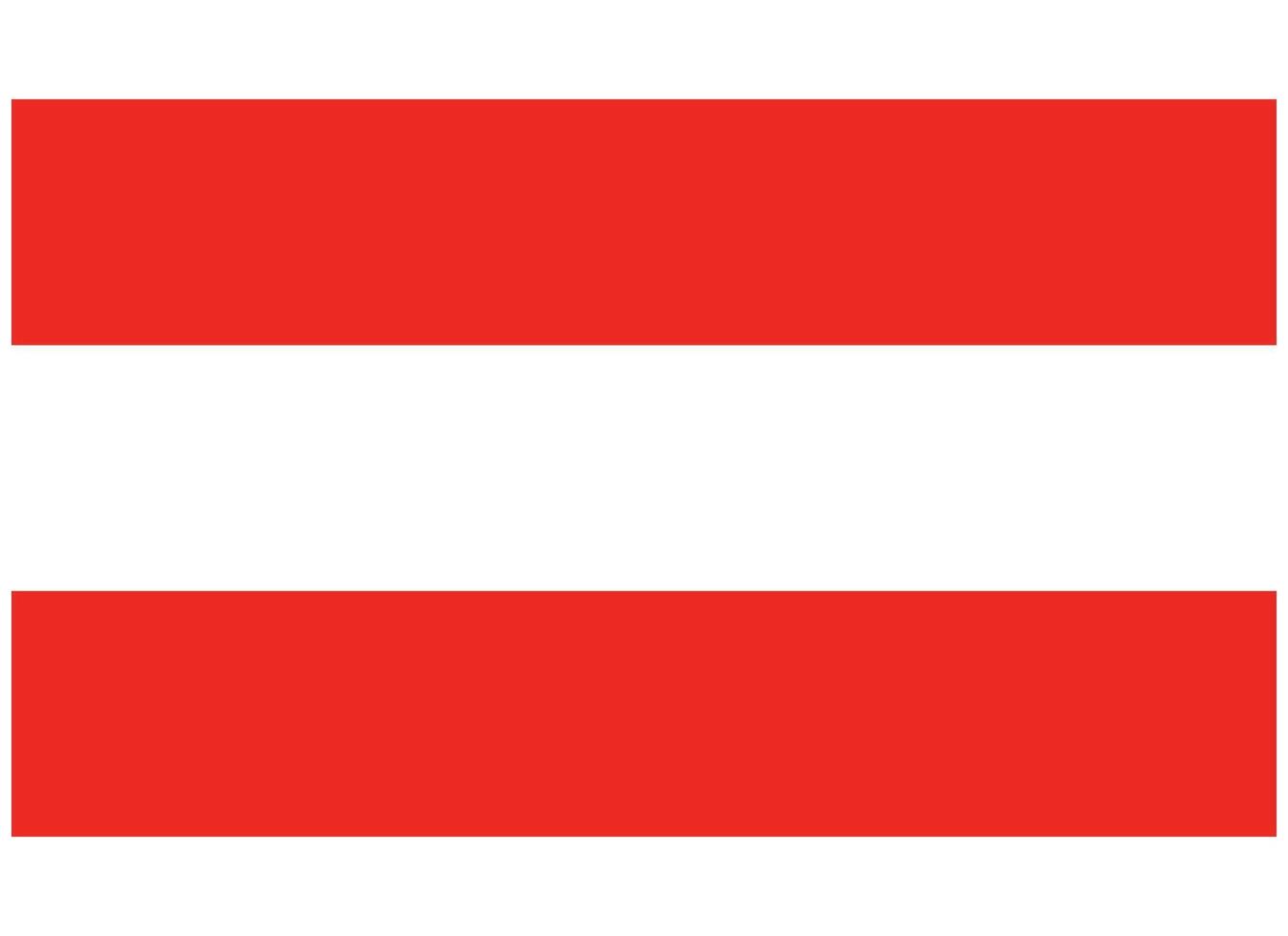 Austria National Flag vector