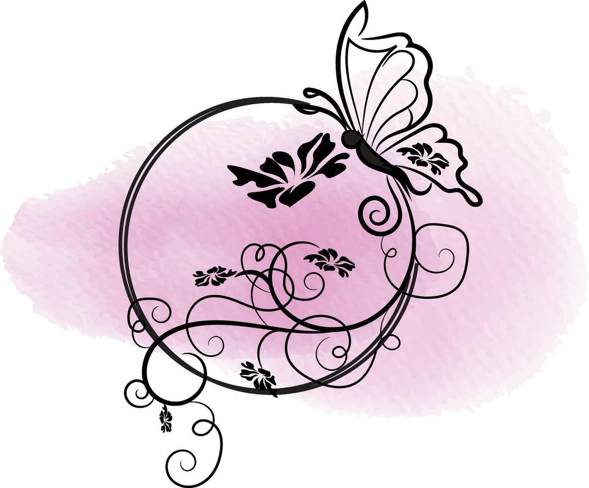 watercolor floral arrangement collection vector