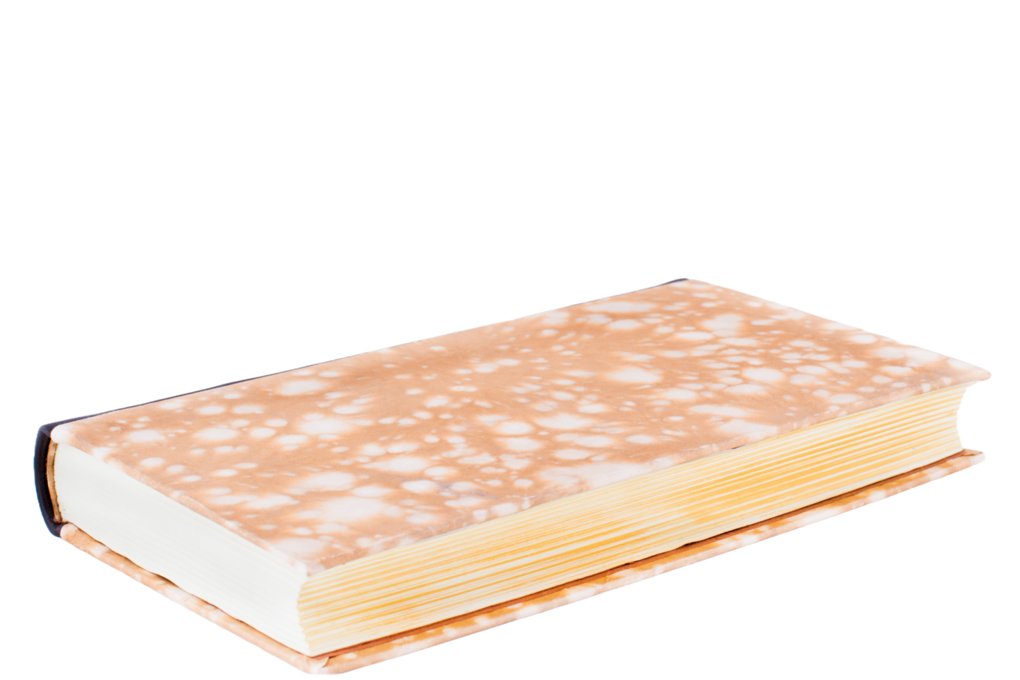Binding book with watercolor paper and leather png
