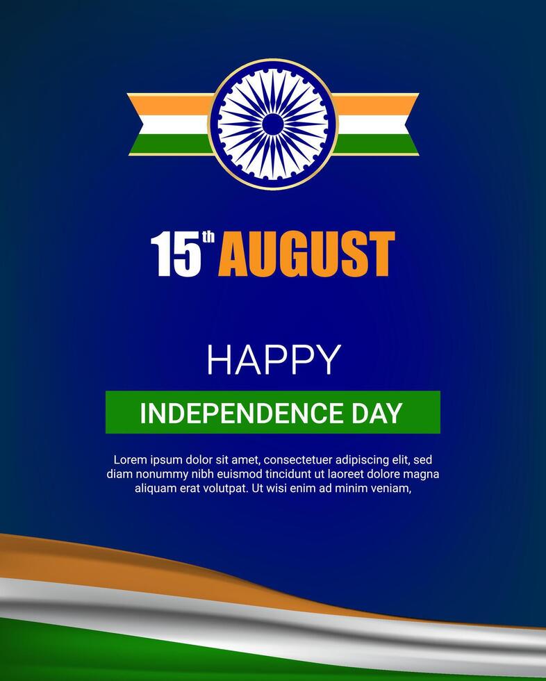 India independence day. Independence day of India background. Indian happy independence day vector