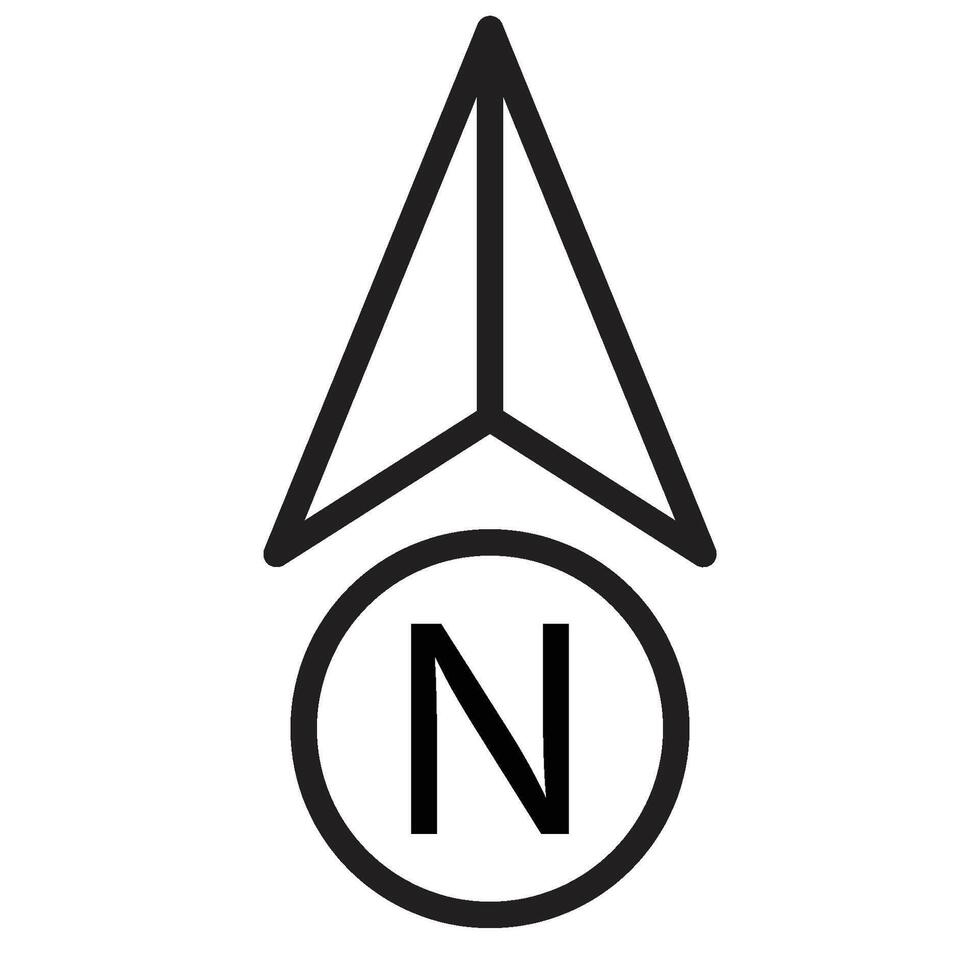 wind direction icon vector