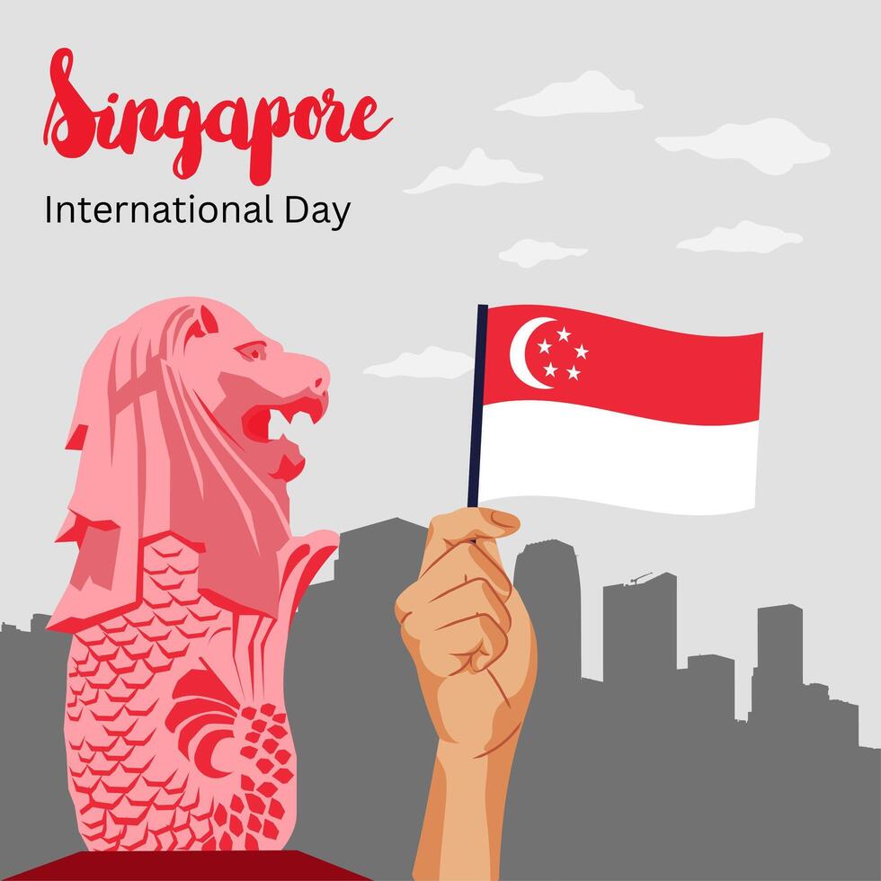 Singapore International Day 2024 vector