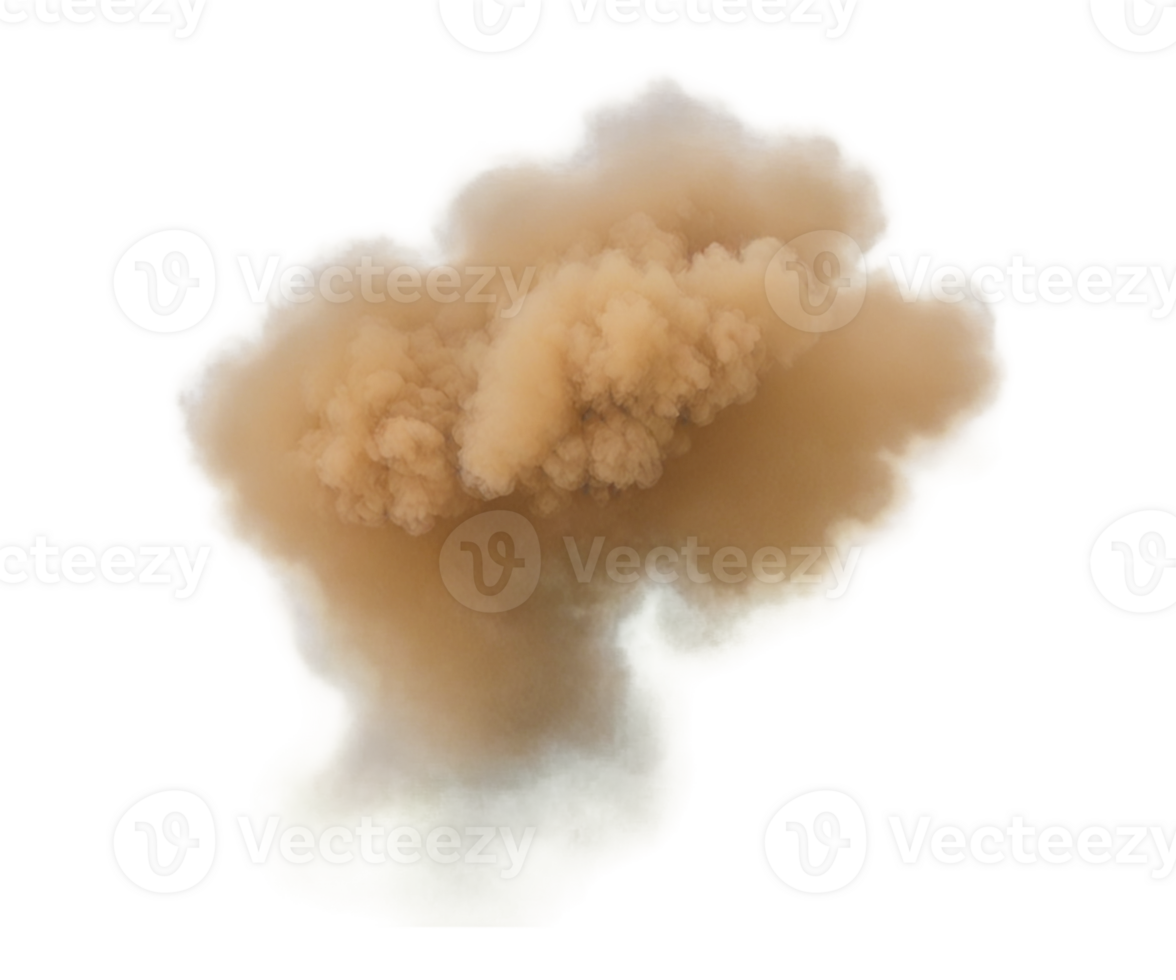 sandstorm sand dust in transparent background png