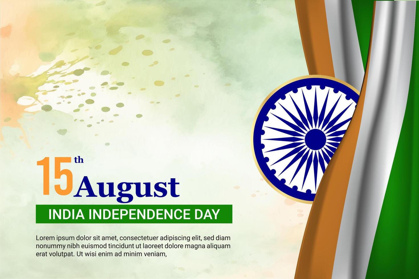 India independence day. Independence day of India background. Indian happy independence day vector