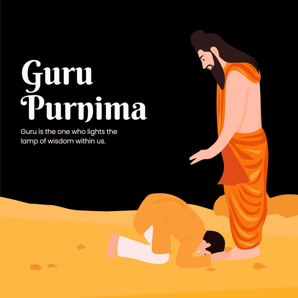 Guru Purnima 2024 vector
