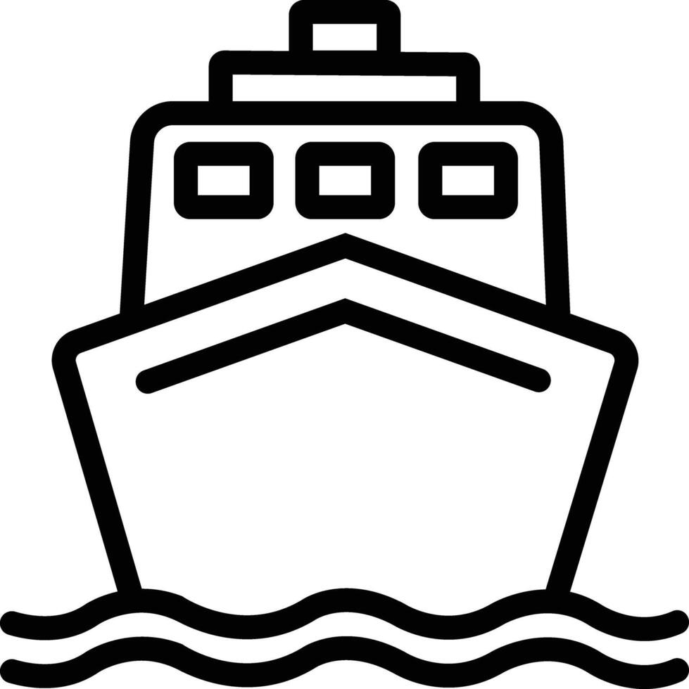 ship and boat icon in line style. water transport symbol. vessels for travel and transportation. isolated on image for apps or website clipart design template vector