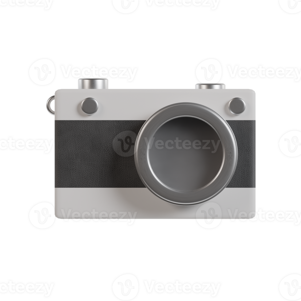 Film camera 3d render illustration png