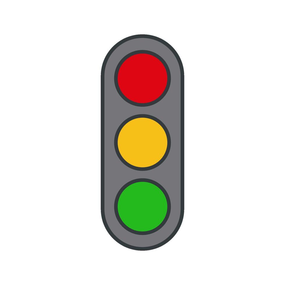 Traffic Light icon design templates simple and modern concept vector