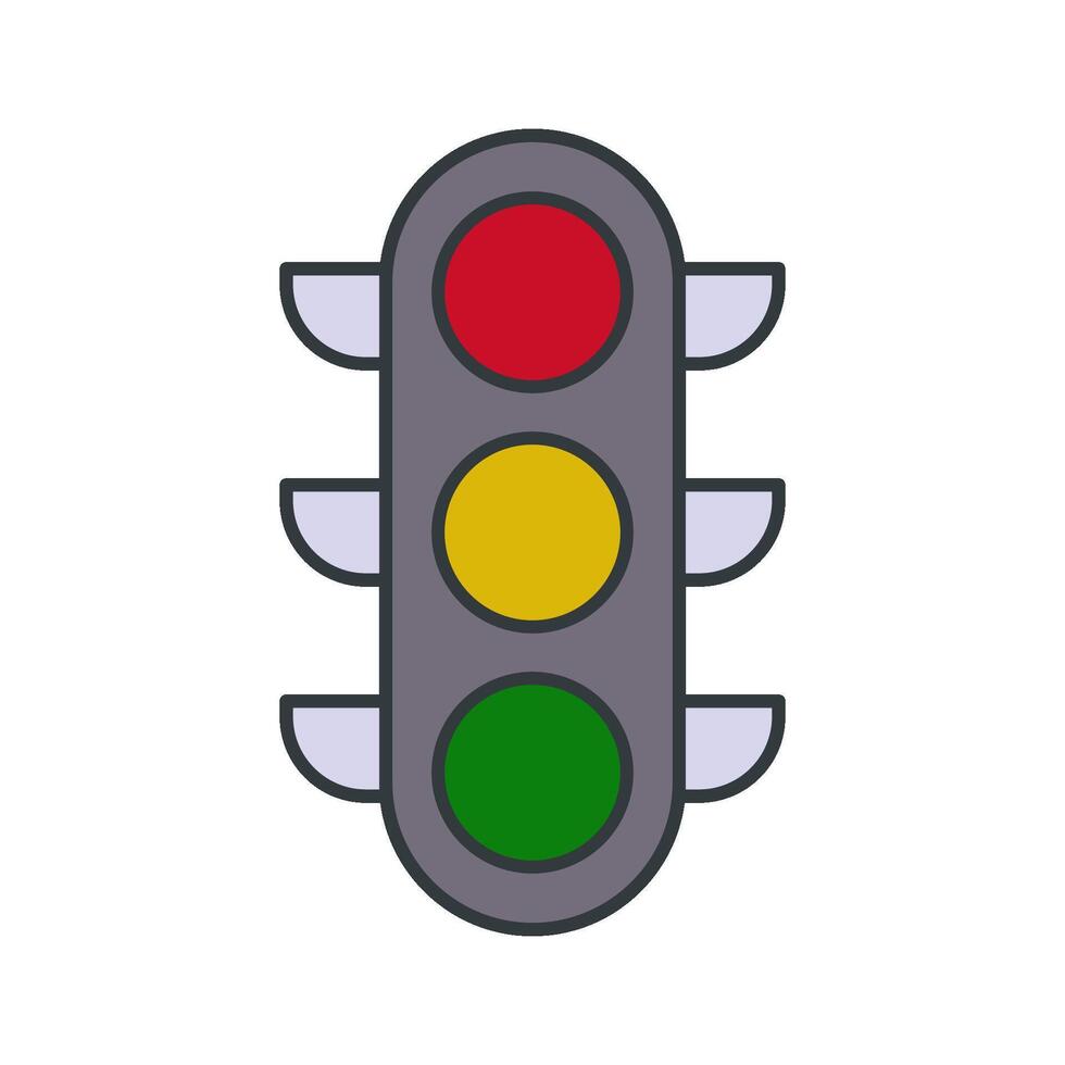 Traffic Light icon design templates simple and modern concept vector