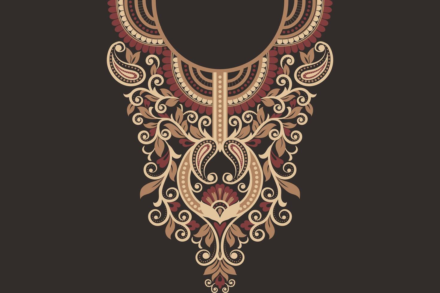 collar modelo antecedentes geométrico étnico oriental ikat sin costura modelo tradicional diseño para fondo, alfombra, fondo de pantalla, ropa, envase, batik, tela, ilustración bordado. vector