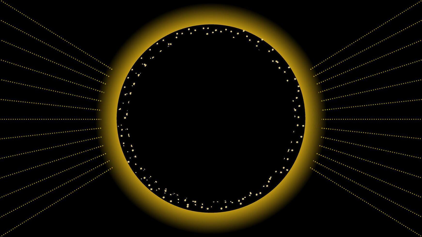 Luxury Background with Round Gold Sparkles vector