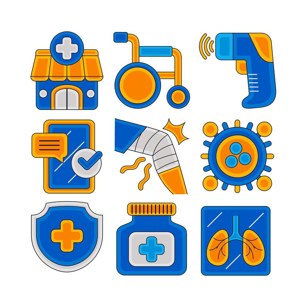Medical Graphic Element Illustration vector