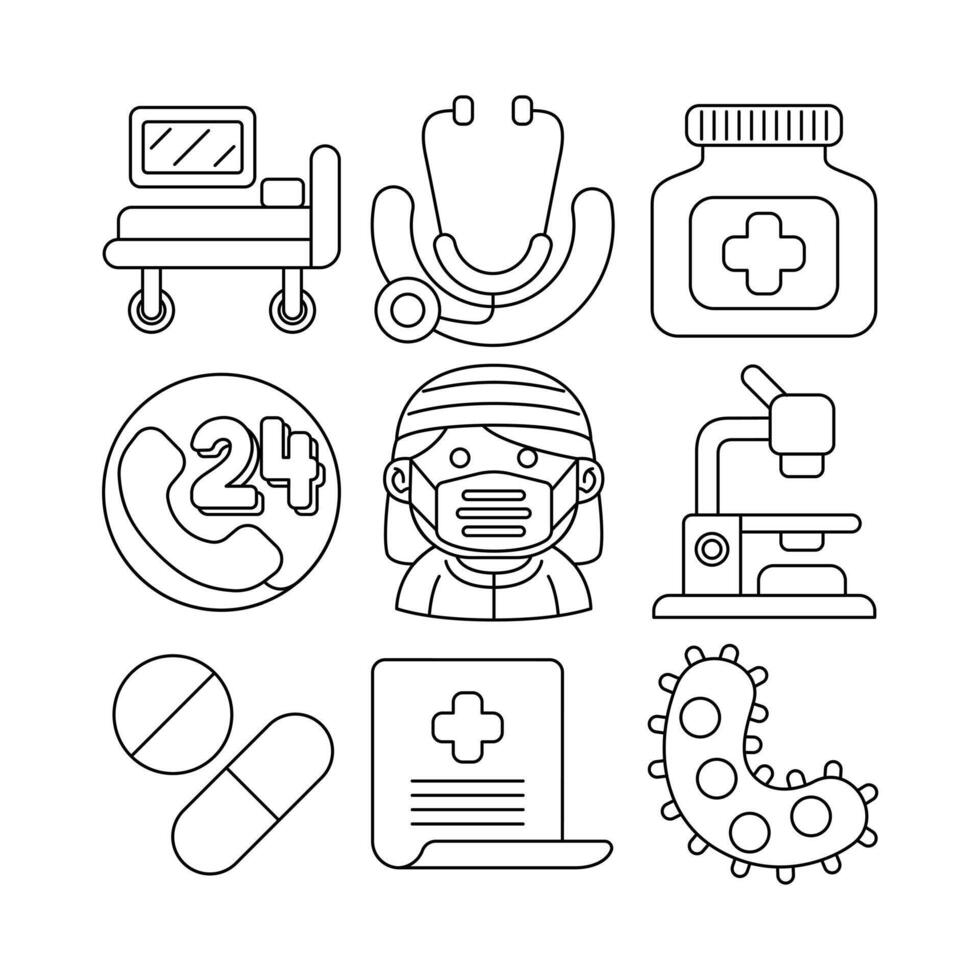 Medical Graphic Element Illustration vector