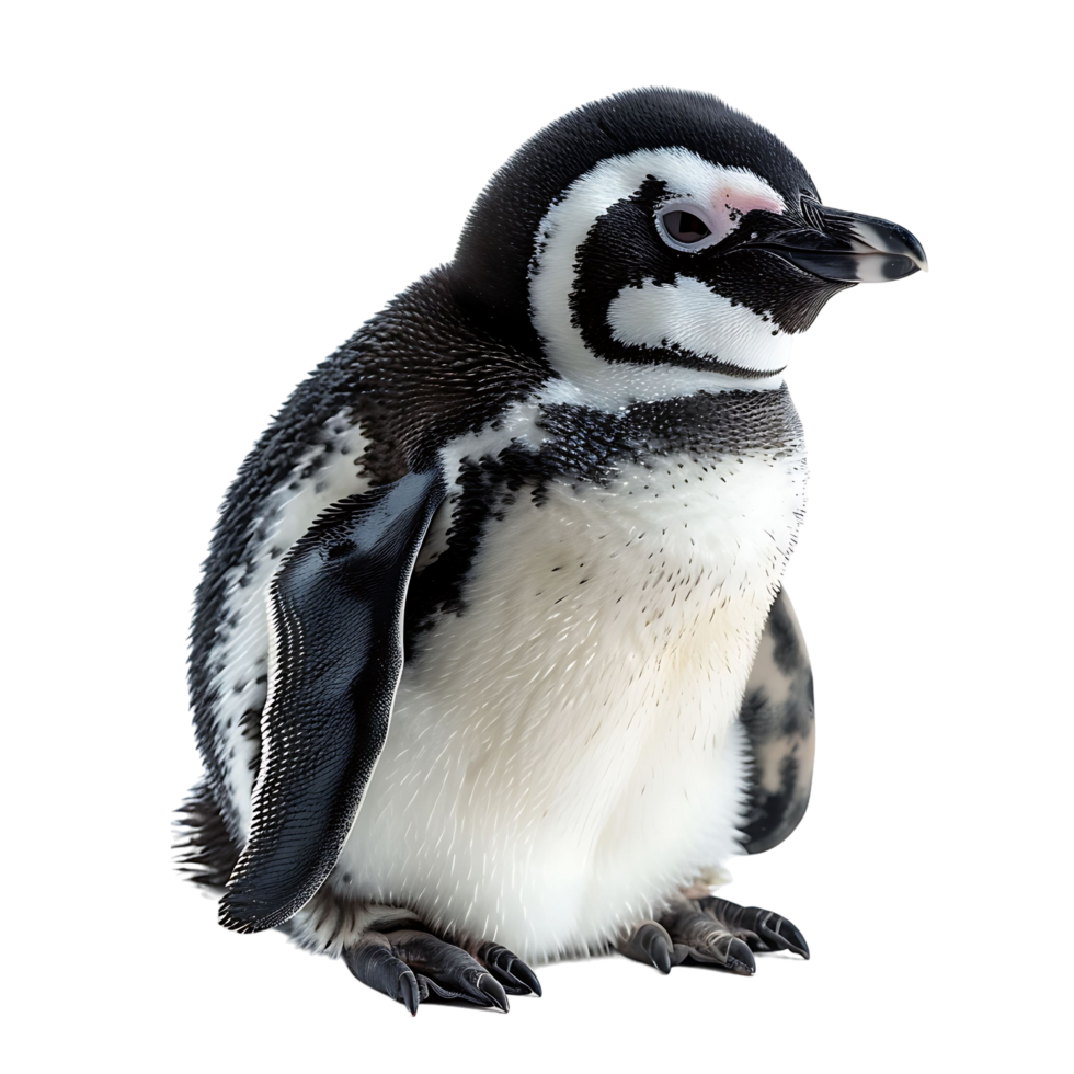 penguin on isolated transparent background png