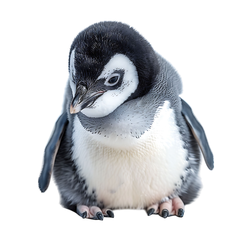 penguin on isolated transparent background png