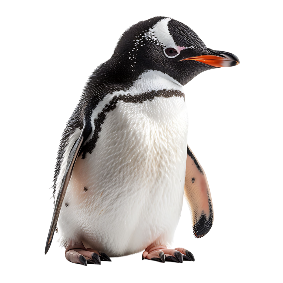penguin on isolated transparent background png