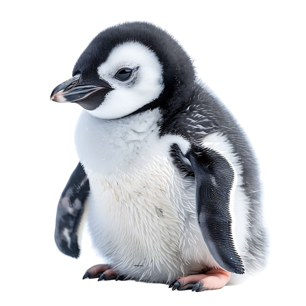 penguin on isolated transparent background png