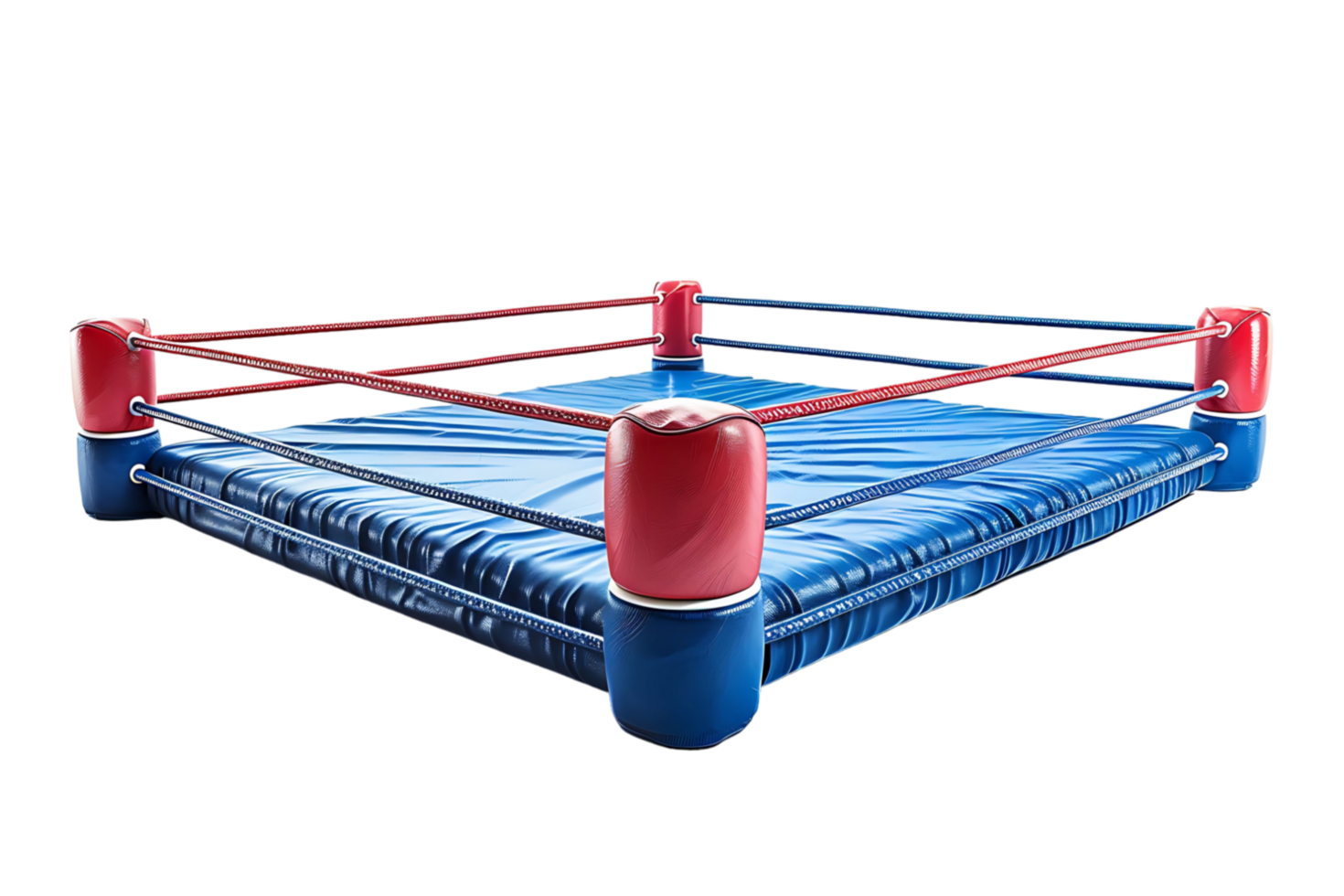 Boxing cage on isolated transparent background png