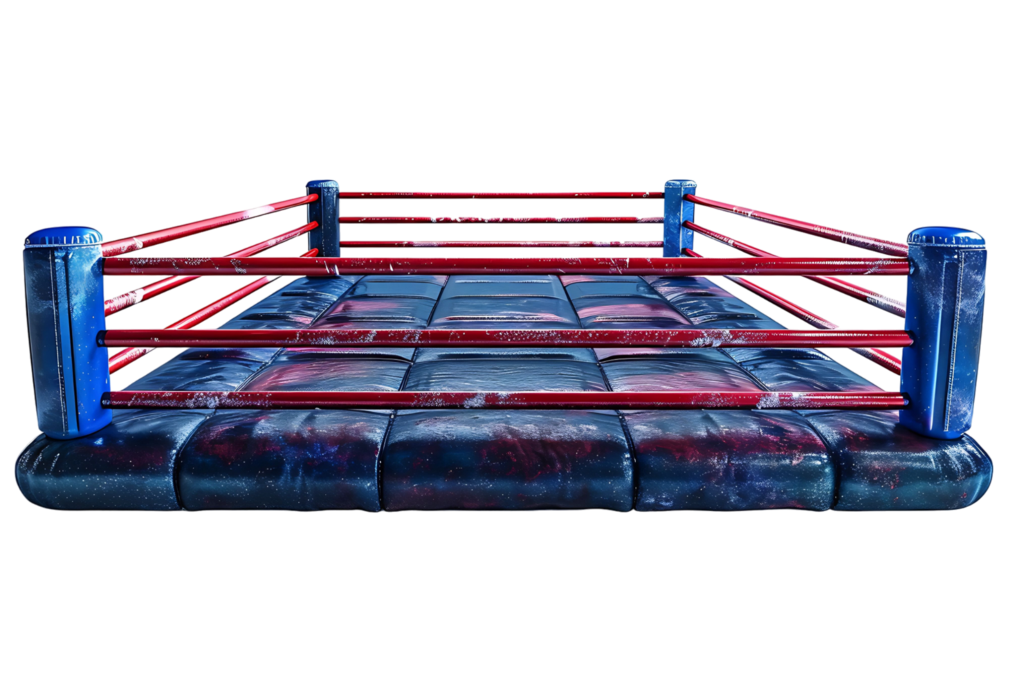 Boxing cage on isolated transparent background png