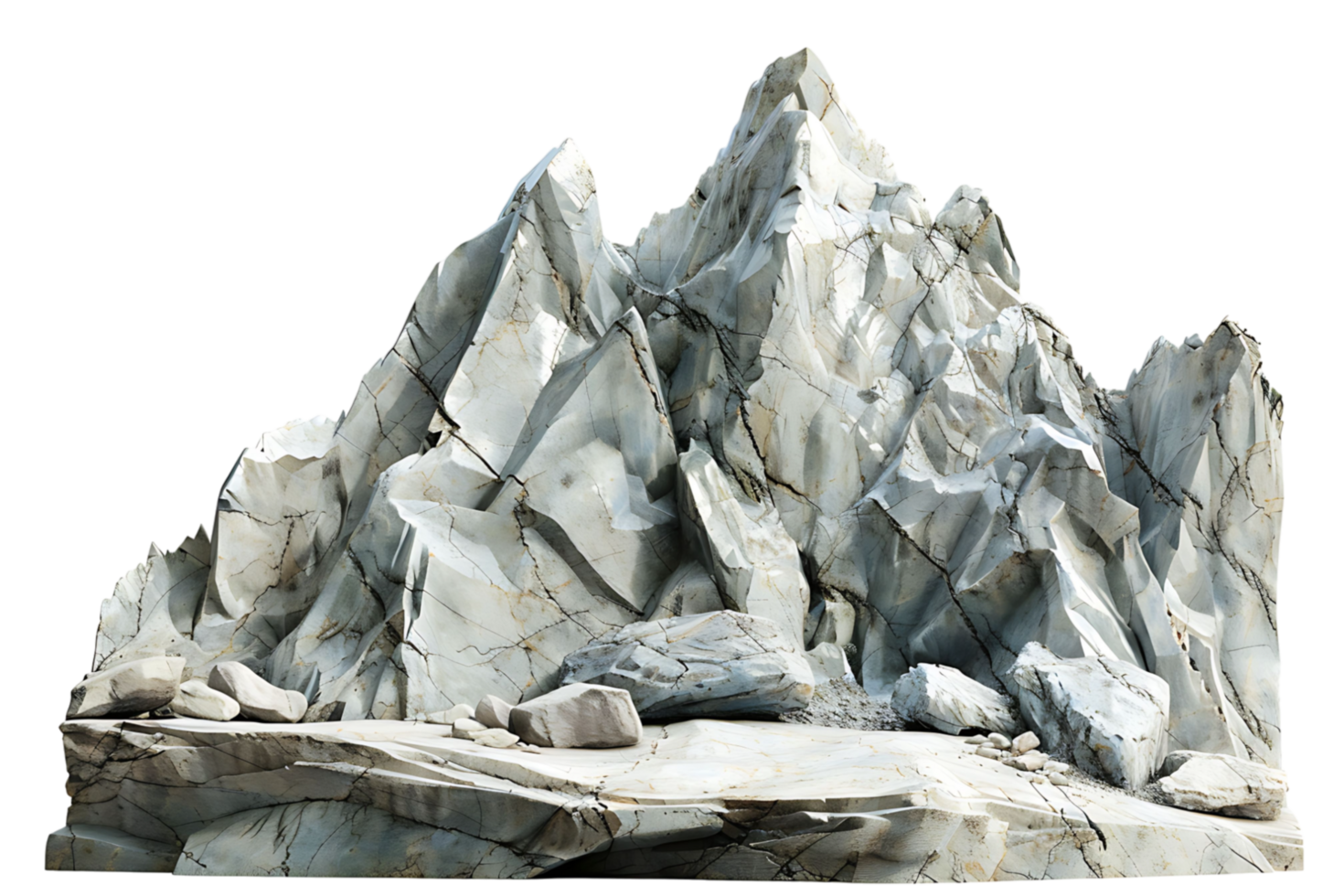 Huge Mountains on isolated transparent background png
