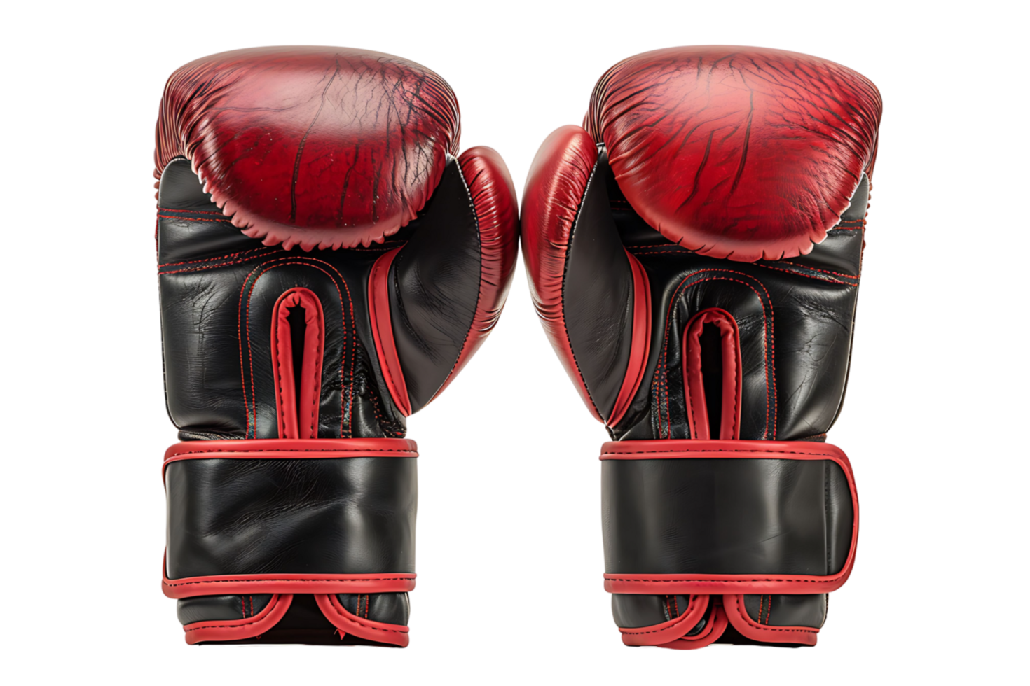 Boxing gloves on isolated transparent background png