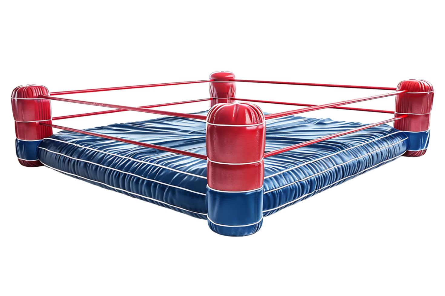 Boxing cage on isolated transparent background png