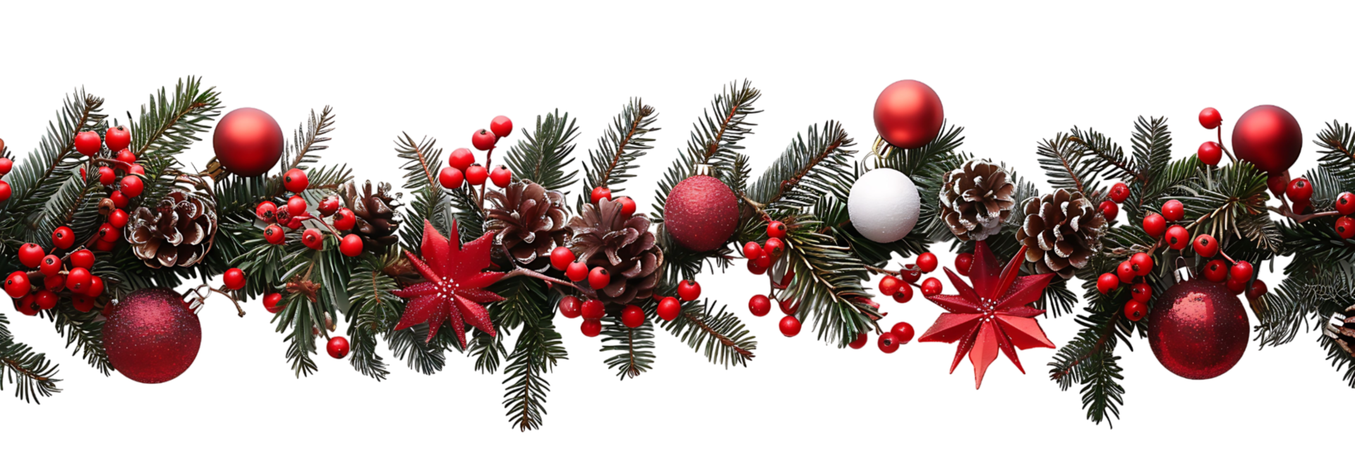 Kerstmis grens ontwerp Aan transparant achtergrond png