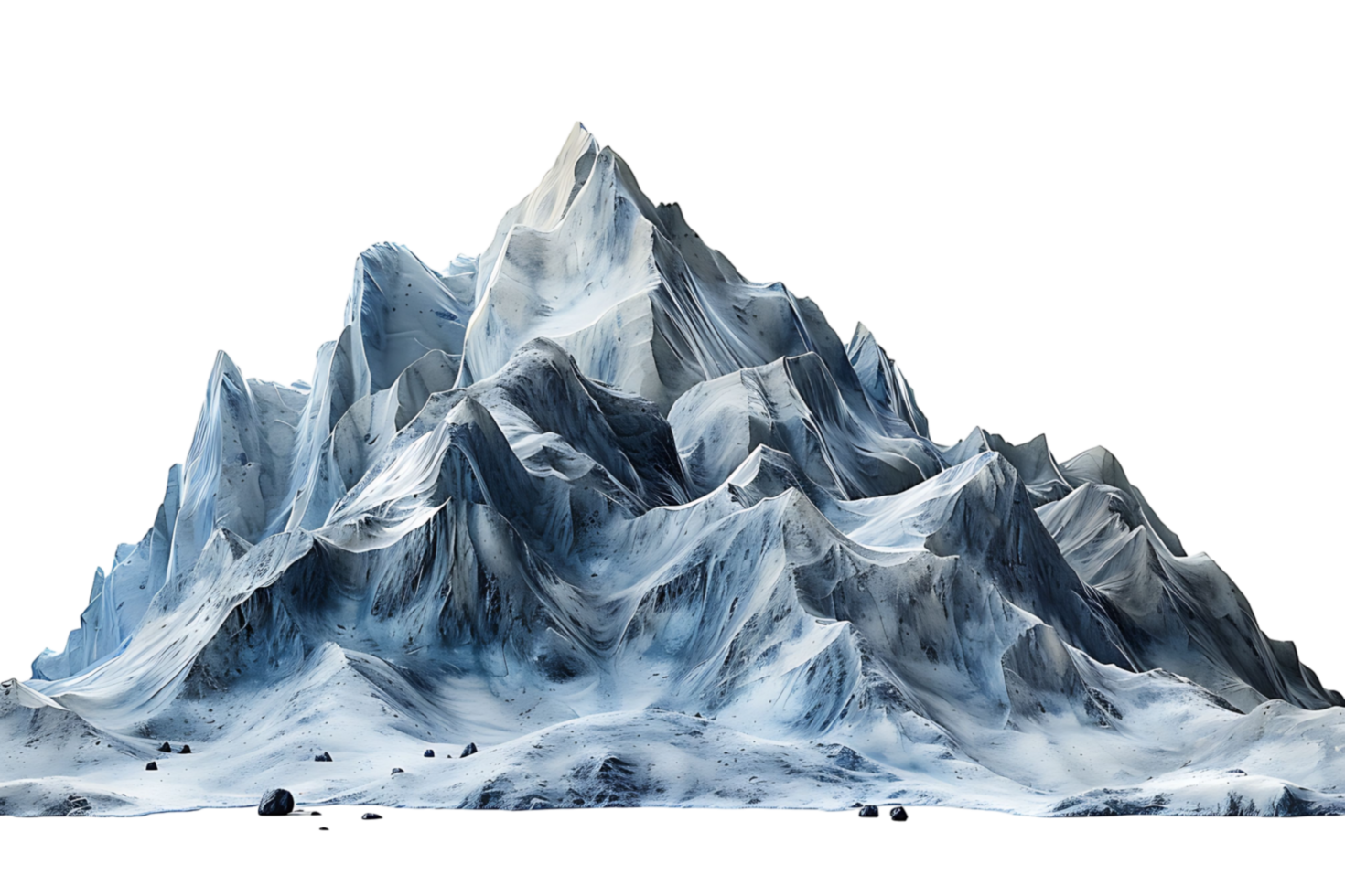 Huge Mountains on isolated transparent background png