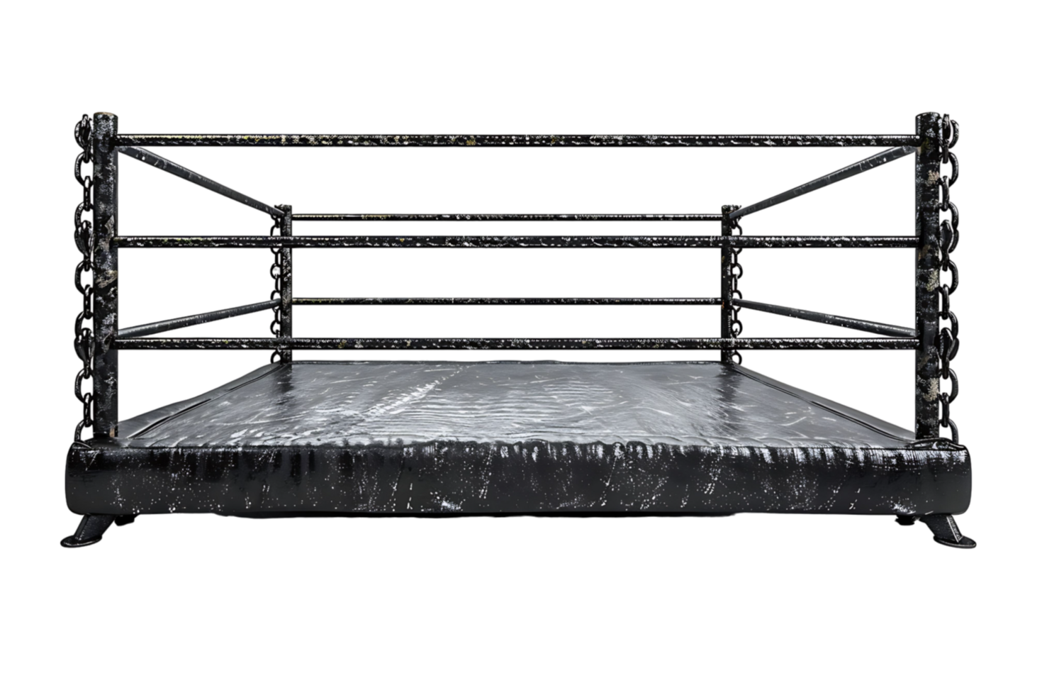 Boxing cage on isolated transparent background png