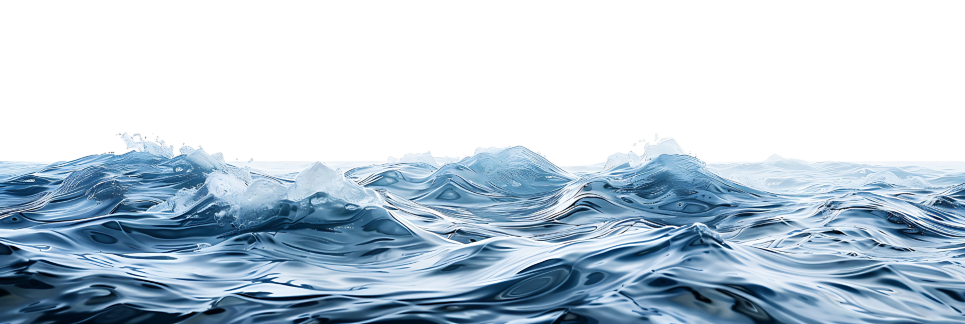 sea on isolated transparent background png