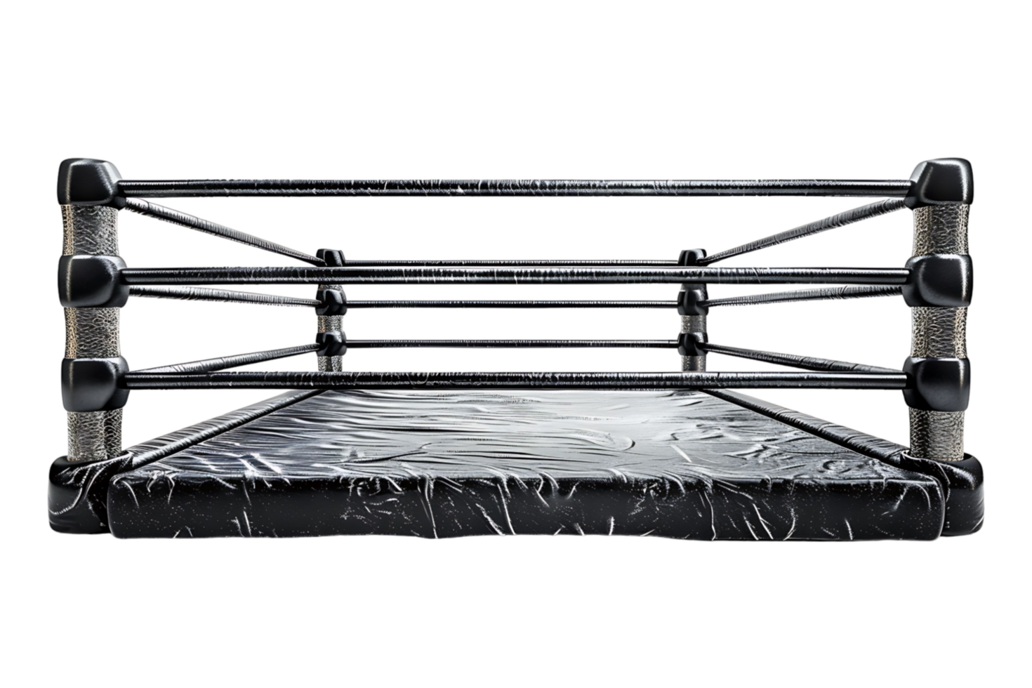 Boxing cage on isolated transparent background png