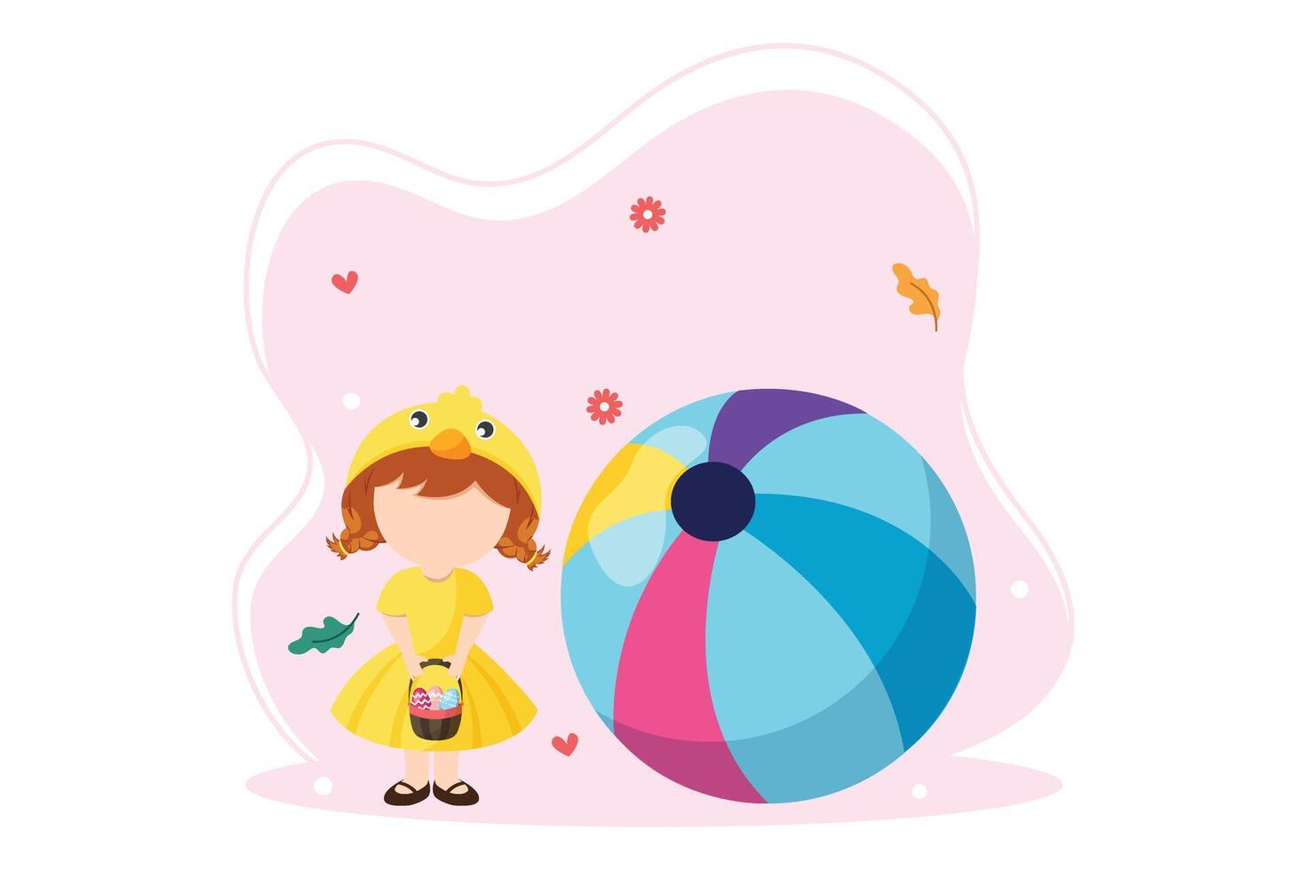 Happy Children Day Flat Design vector