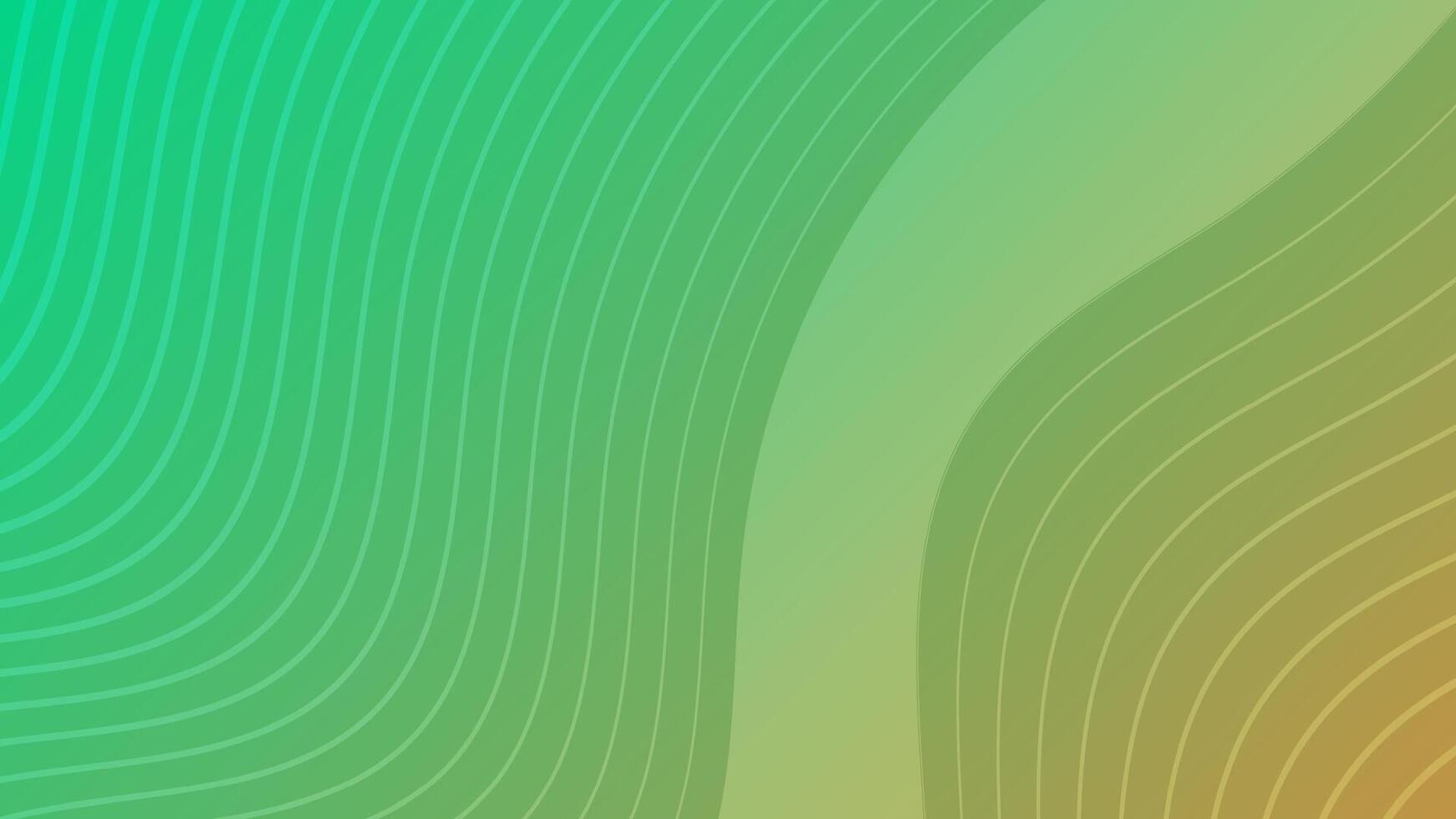 Modern colorful gradient background with wave lines vector