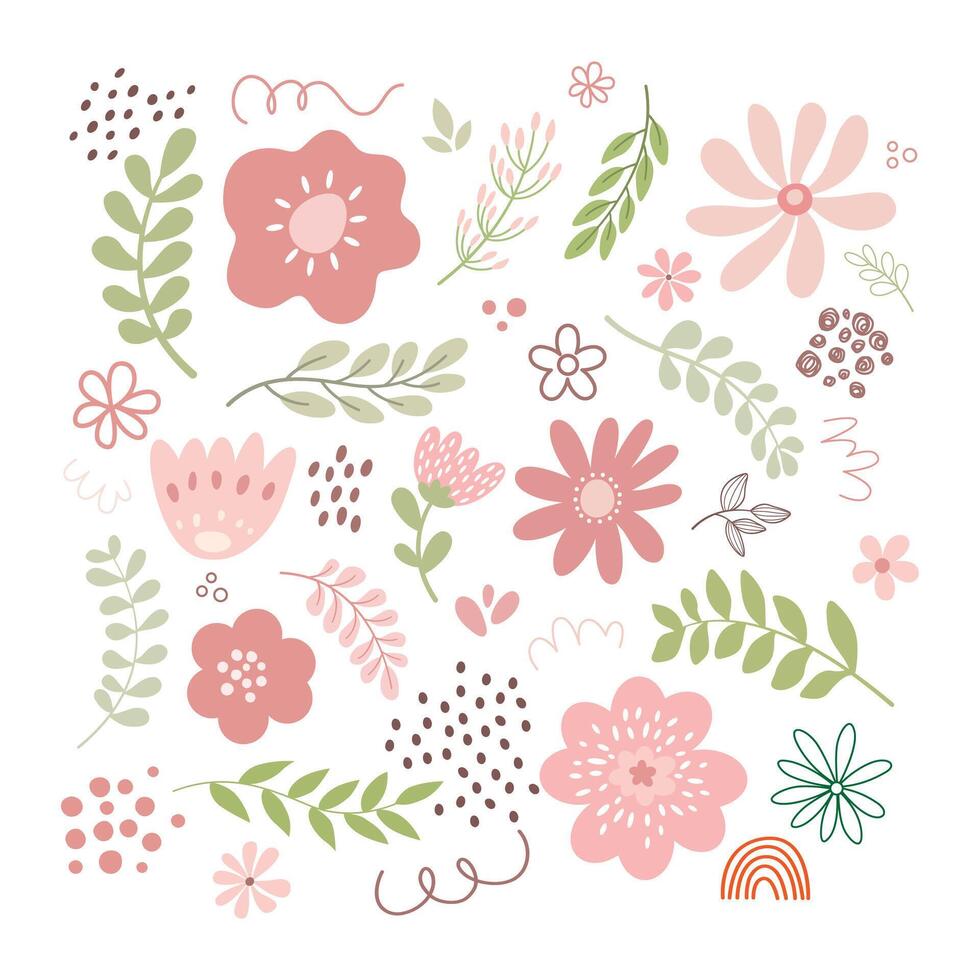 floral background. The elegant the template for design vector