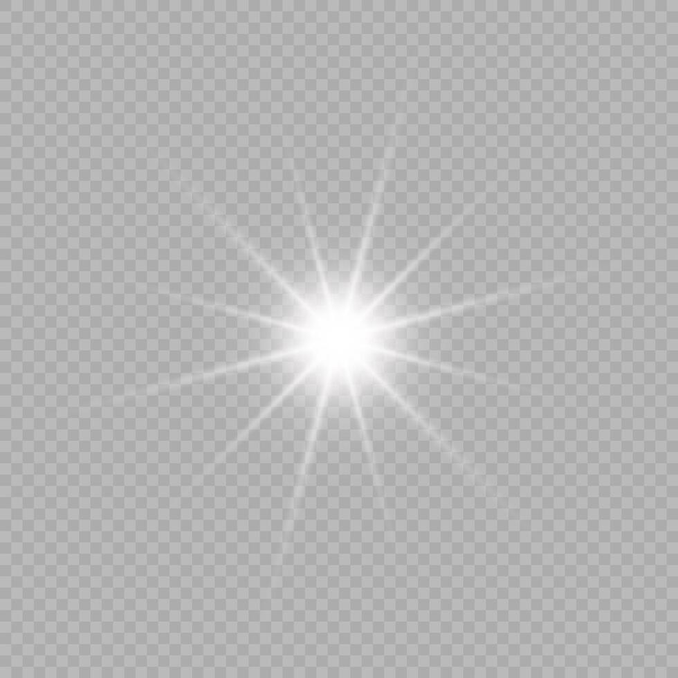 Light effect of lens flares vector
