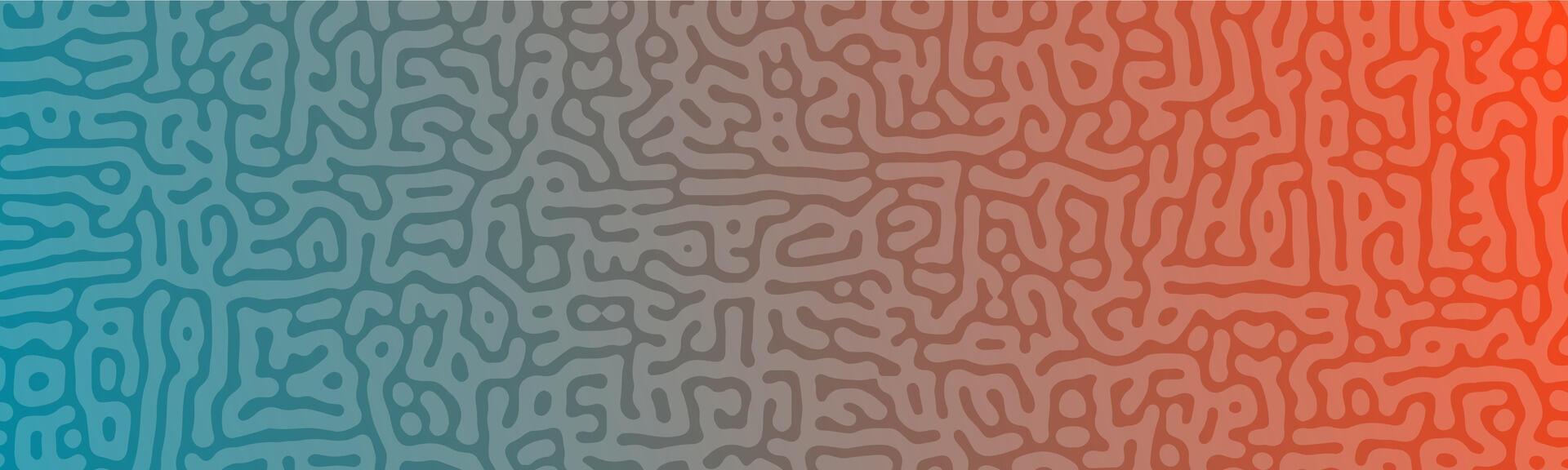 Turing reaction colorful background vector