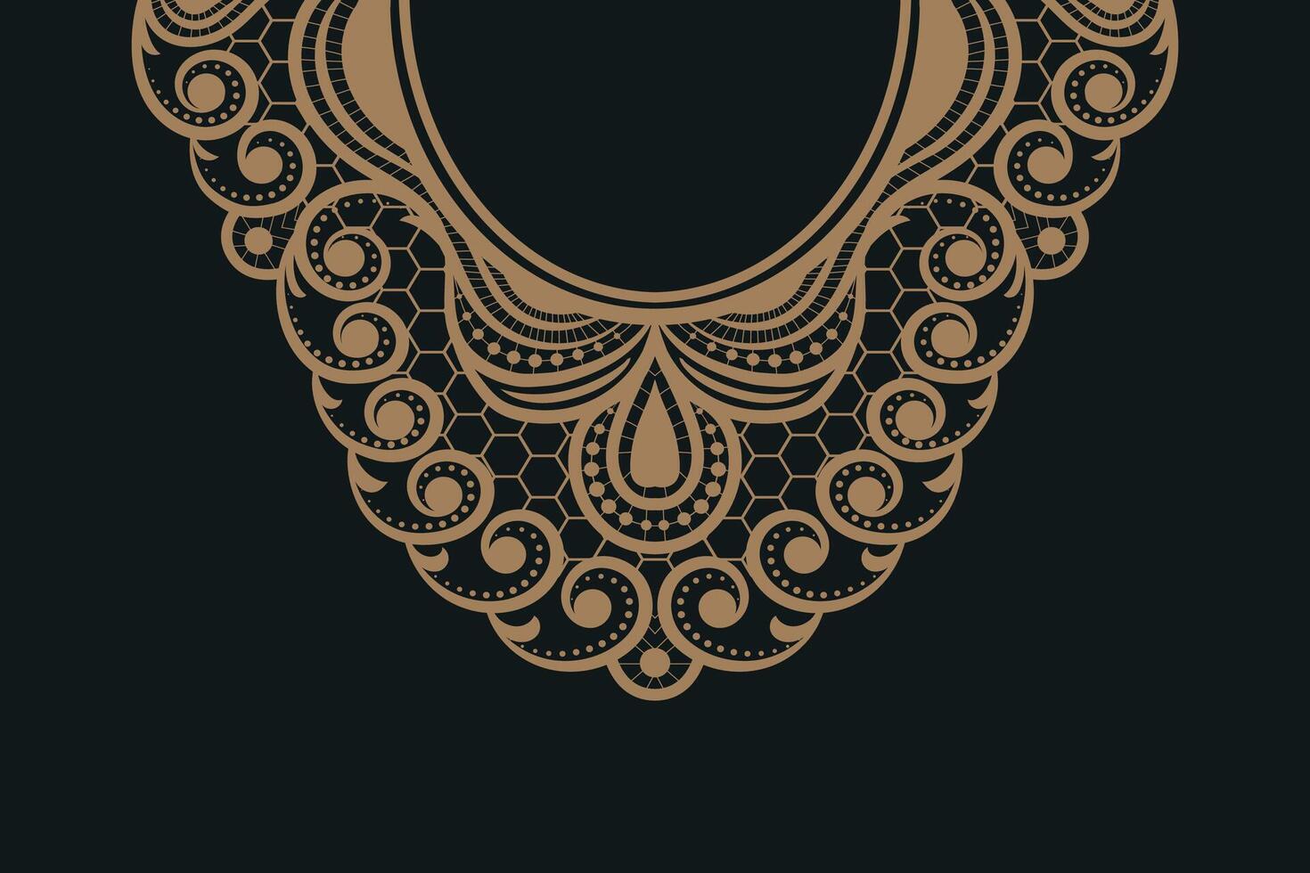 necklace pattern background Geometric ethnic oriental ikat seamless pattern traditional Design for background, carpet, wallpaper, clothing, wrapping, Batik, fabric, illustration embroidery. vector
