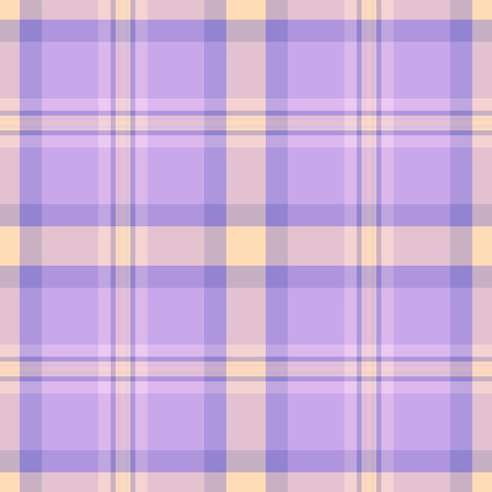 Background plaid seamless of texture textile with a check tartan pattern fabric. vector