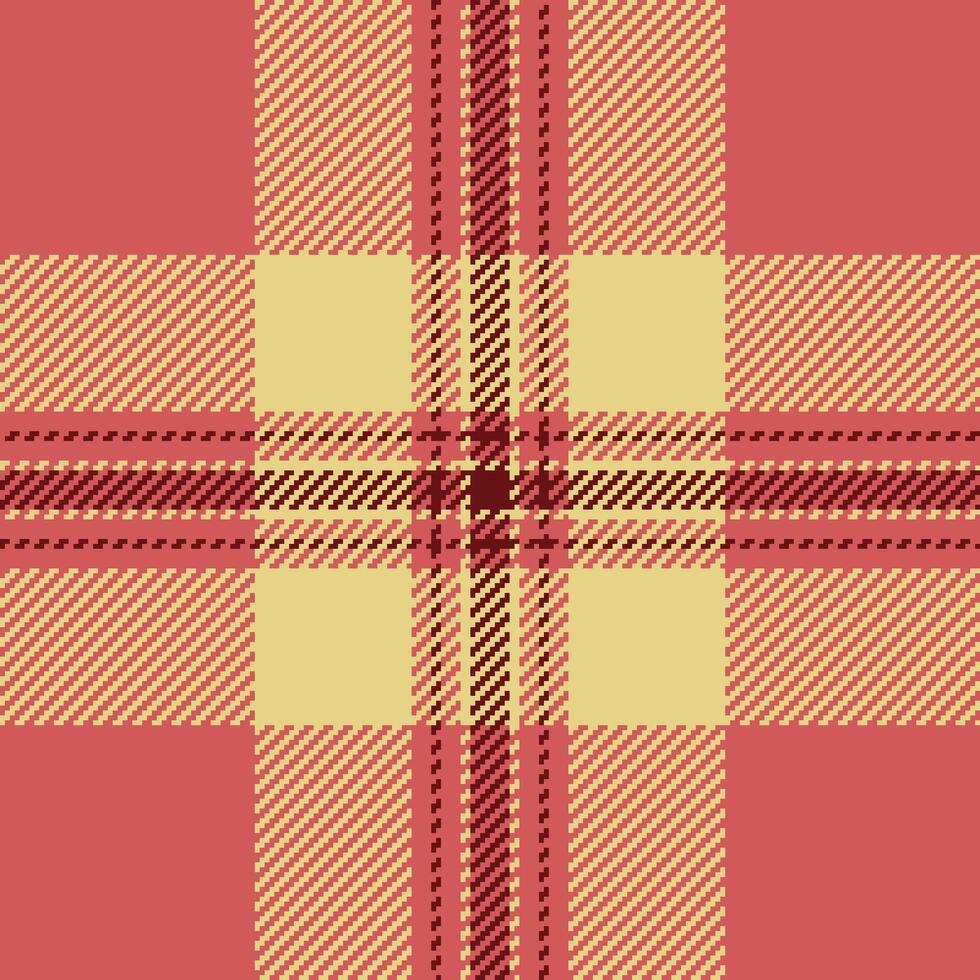 Textile design of textured plaid. Checkered fabric pattern swatch for shirt, dress, suit, wrapping paper print, invitation and gift card. vector