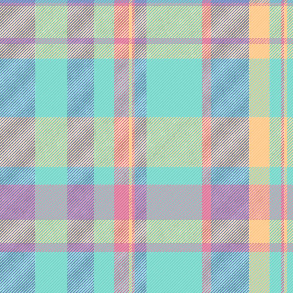 Fabric seamless of plaid tartan pattern with a texture check background textile. vector
