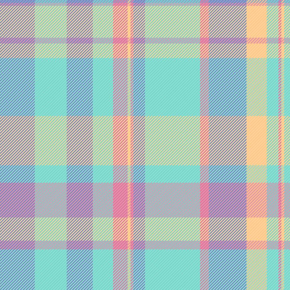 Fabric seamless of plaid tartan pattern with a texture check background textile. vector