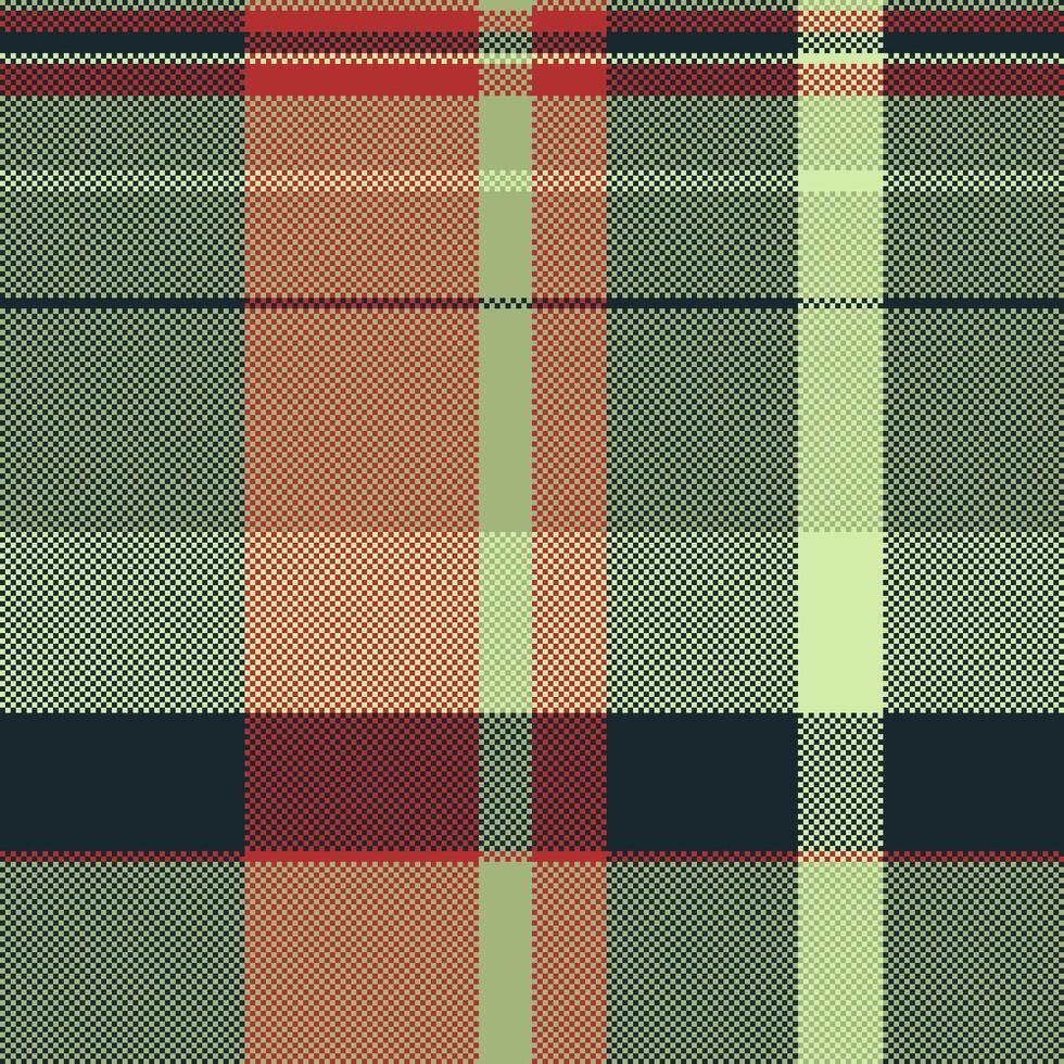 Background pattern check of texture seamless with a fabric textile tartan plaid. vector