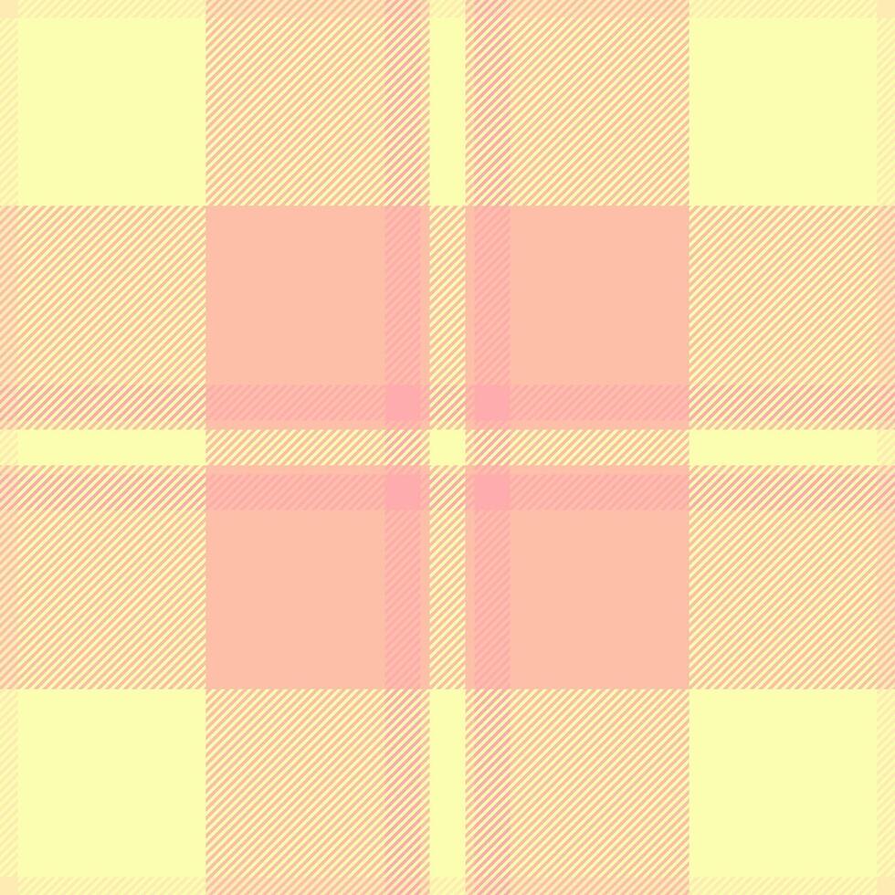 Tartan texture of seamless plaid fabric with a pattern textile background check. vector