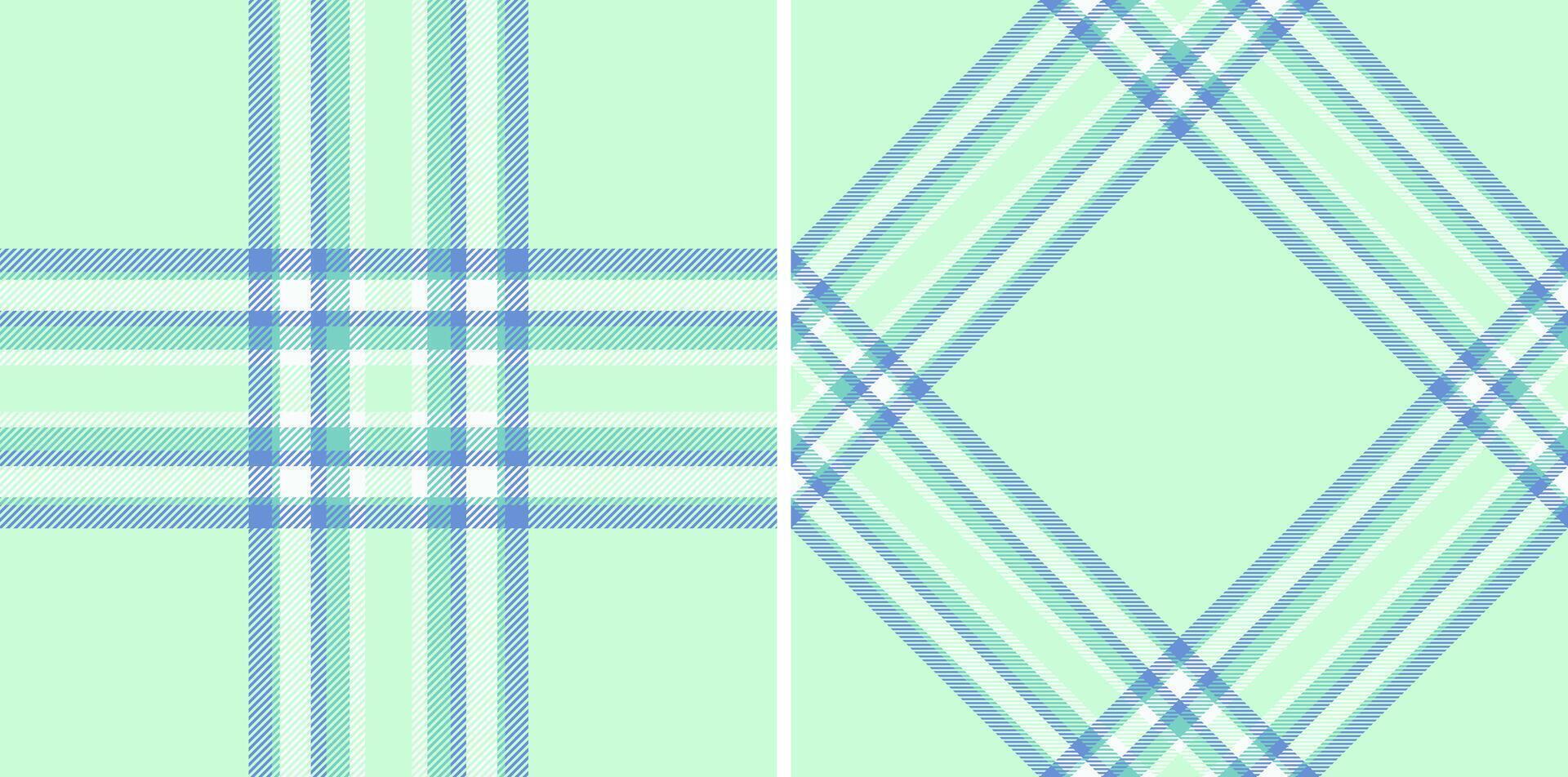 Fabric check texture of textile background pattern with a seamless tartan plaid. vector