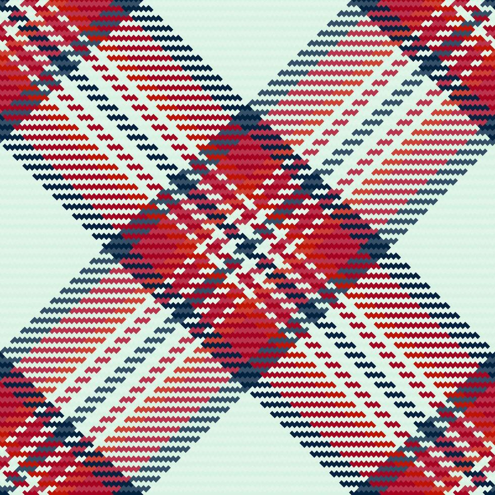 Background plaid textile of tartan seamless pattern with a fabric texture check. vector