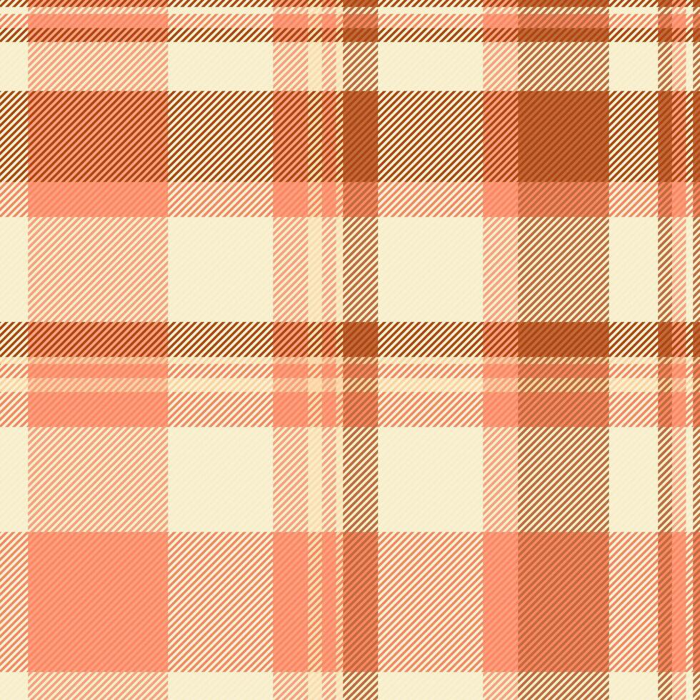 Antique background tartan seamless, back check texture. Japan textile pattern plaid fabric in light and red colors. vector