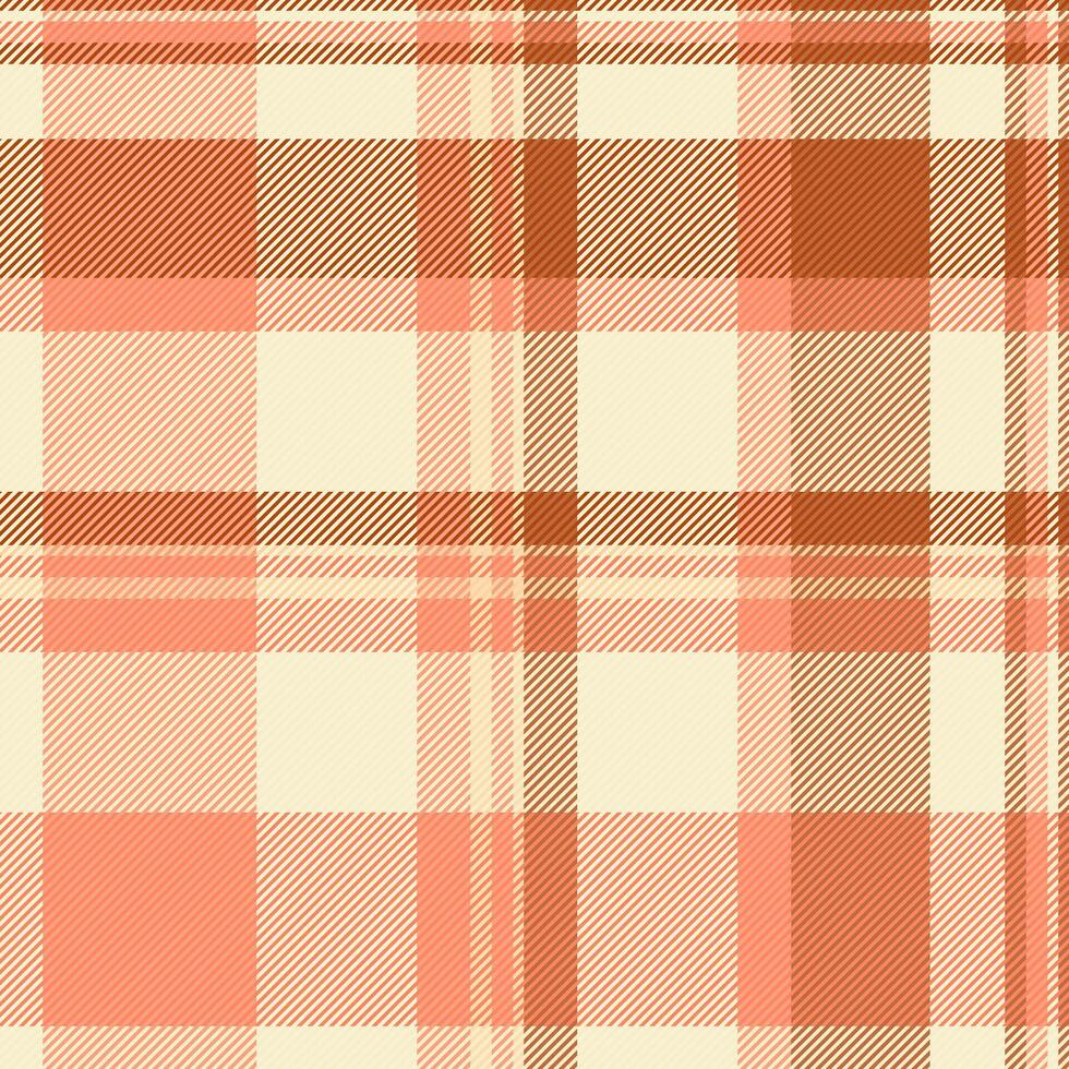 Antique background tartan seamless, back check texture. Japan textile pattern plaid fabric in light and red colors. vector