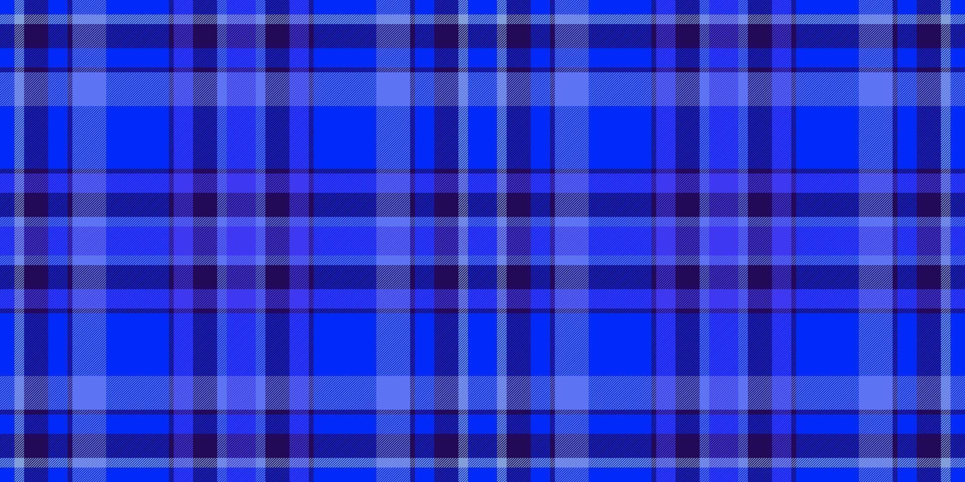 Halloween seamless tartan pattern, october textile background plaid. Outside check texture fabric in indigo and bright colors. vector